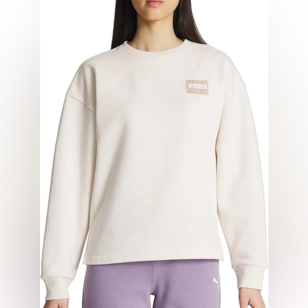 Puma Women's Off-White Sweatshirt XL